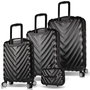 Zoozie Bags Juego de maletas de 4 piezas Negro